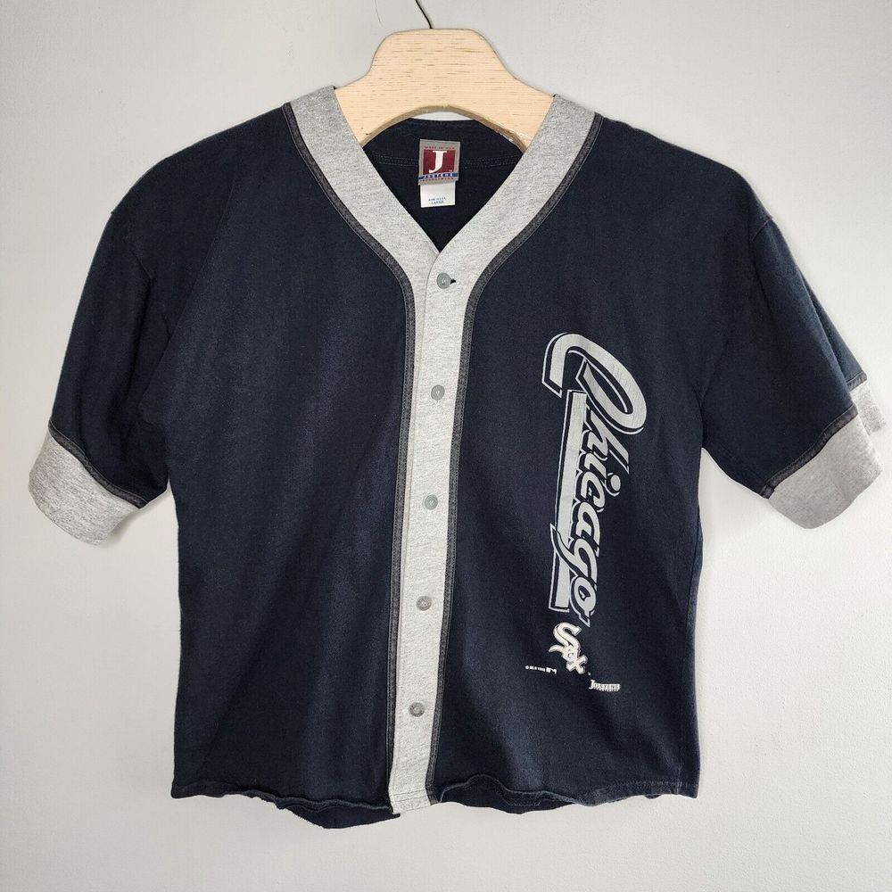 Vintage Jostens Sportswear MLB 1993 Chicago WHITE SOX Short Sleeve Top Men's L - Picture 3 of 13